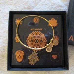 Alex and Ani Armenian Cross Gold Bracelet